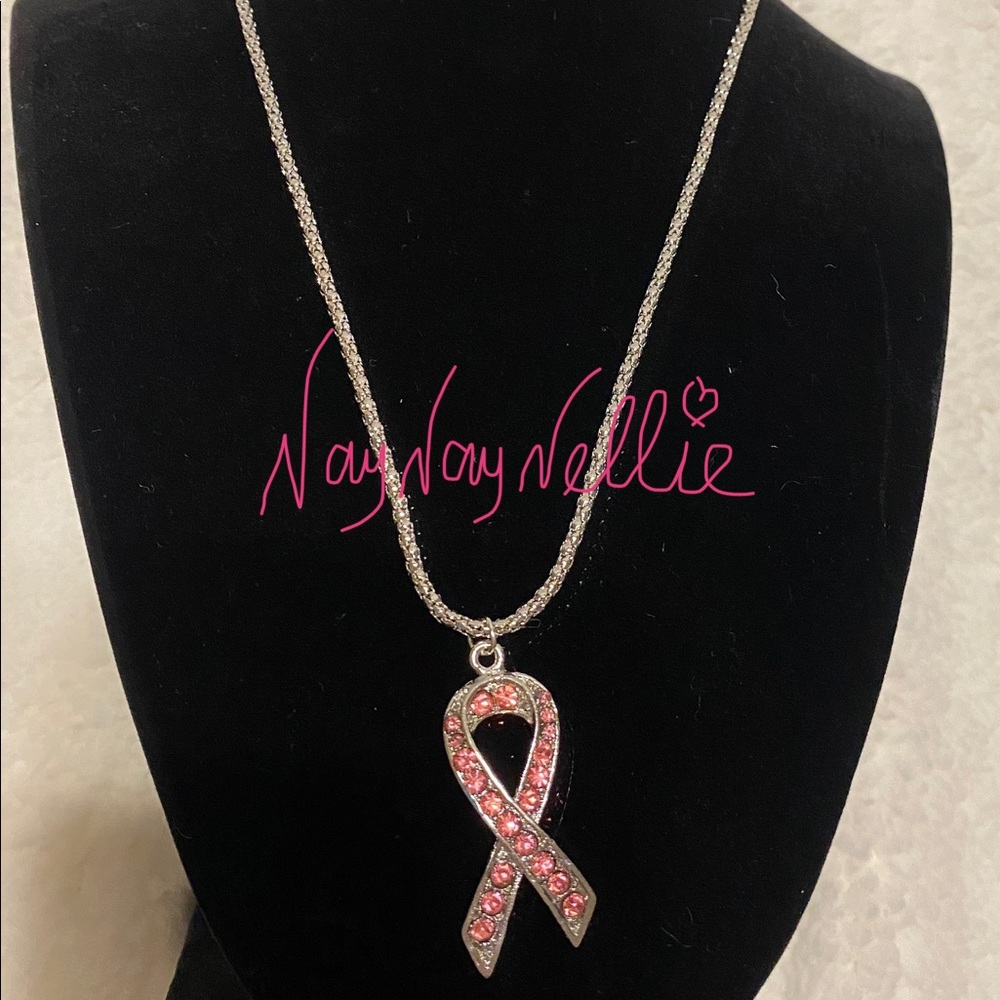 Breast Cancer Awareness necklace 18”-20”